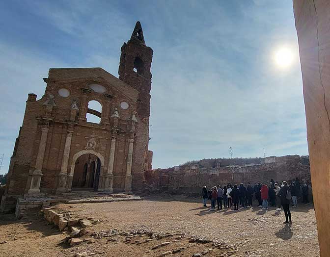 El Ayuntamiento de Belchite consigue la propiedad de la zona declarada BIC del Pueblo Viejo