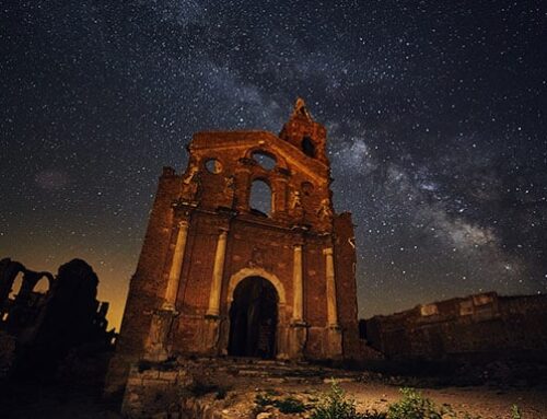 ‘Belchite Nocturno’: casi 200 fotógrafos se reunirán en el Pueblo Viejo para fotografiar las estrellas