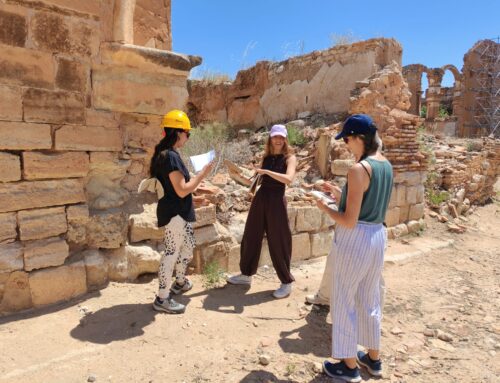 WMF España organiza un taller de conservación y restauración en el Pueblo Viejo de Belchite