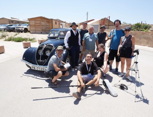 El cortometraje “El aquello”, de Miguel Ángel Ochoa, ganador de un ‘Belchite de Película’ que ha concedido el premio a la trayectoria a Juanjo Artero